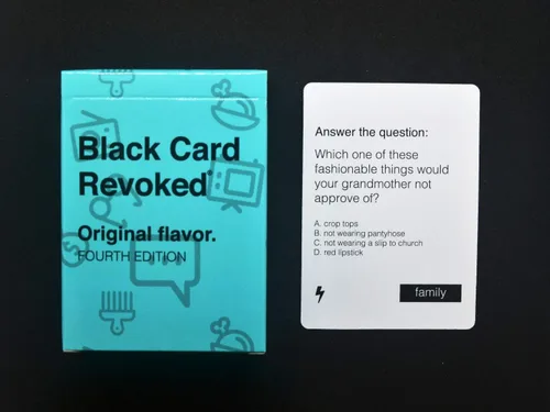 Miniatura 6 de Black Card Revoked: Cuarta edición: celebra la cultura negra probando tus conocimientos con este juego de trivia de cultura negra Ríete en voz