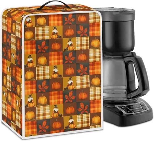 Miniatura 39 de Cubiertas para máquina de café con mango superior, resistentes a las manchas, para mezclador, compatible con la mayoría de cafeteras