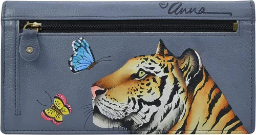 Miniatura 2 de Anna by Anuschka Cartera de mano de cuero genuino pintada a mano para mujer