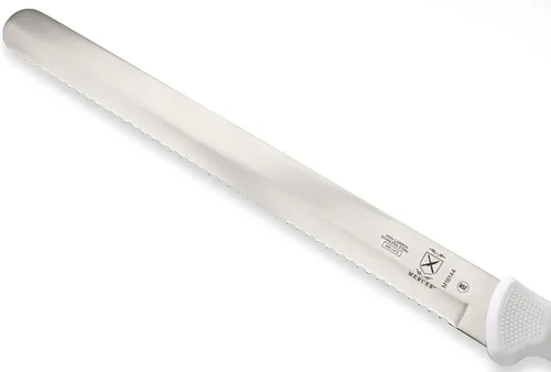 Miniatura 3 de Mercer Culinary Ultimate White - Cuchillo rebanador de 12" con borde ondulado