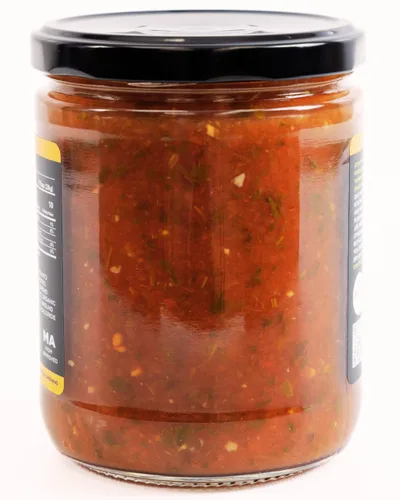 Miniatura 4 de Sixth Day Snacks Salsa mediana de jalapeño (16 onzas), sin gluten, ingredientes frescos, vegana y baja en sodio