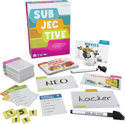 Miniatura 8 de Spin Master Games Subjetive: un juego de trivia de personalidad para una divertida noche de juegos familiares, niños y adultos a partir de 10 años