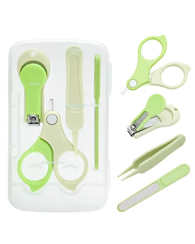 Miniatura 6 de babygoal babygoal 3NF01 - Lima de uñas para recién nacido, paquete de 3 unidades con una bolsa, vidrio flotante genuino checo, regalo para recién