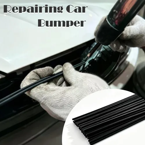 Miniatura 4 de Varillas de soldadura de plástico, varillas de soldadura de polipropileno PP negro para reparar parachoques de coche o máquina soldadora de aire