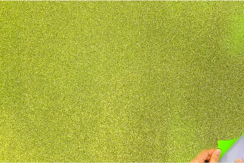 Miniatura 91 de Allgala Paquete de 12 hojas de papel de espuma EVA con purpurina de 8 x 12 pulgadas, autoadhesivas, color lima, perfecto para proyectos de arte
