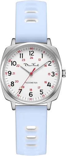 Miniatura 2 de Diaofendi Reloj pequeño para mujeres enfermeras y niñas fácil de leer correa de silicona tiempo militar de segunda mano y 24 horas impermeable Reloj