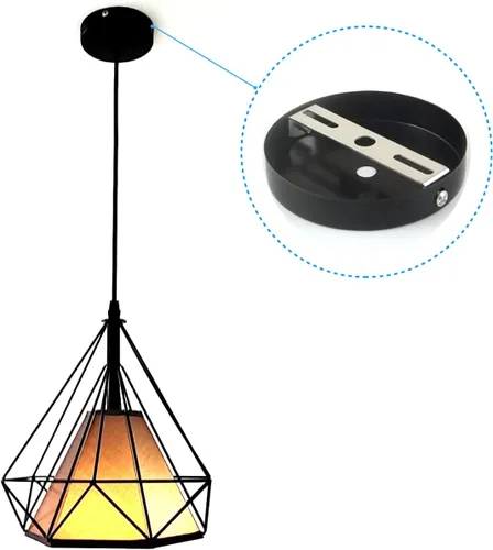 Miniatura 5 de Soporte de montaje de lámpara de 4.1 a 4.7 pulgadas, kit cuadrado, placa de luz de techo, soporte de montaje en pared, barra transversal