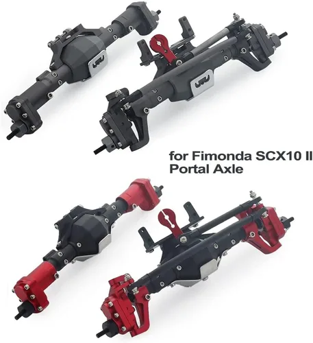 Miniatura 7 de Engranaje cónico de sobremarcha helicoidal de alta resistencia para automóvil a control remoto, engranaje cónico 8T 24T/27T/30T/33T AR44 para 1/10