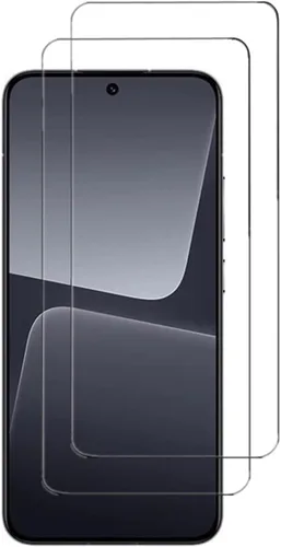 Protector de pantalla transparente para Xiaomi 13 HD Vidrio templado - [Paquete de 2] 9H Dureza Compatible con fundas Anti-arañazos Protector de