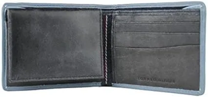 Miniatura 3 de Cartera de cuero para hombre con doble pasarela y valet de Tommy Hilfiger