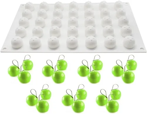 Miniatura 11 de Molde de silicona de cilindro plano para hornear, cubierta de chocolate, galletas, sándwich, muffins, magdalenas, pasteles, pudín, gelatina