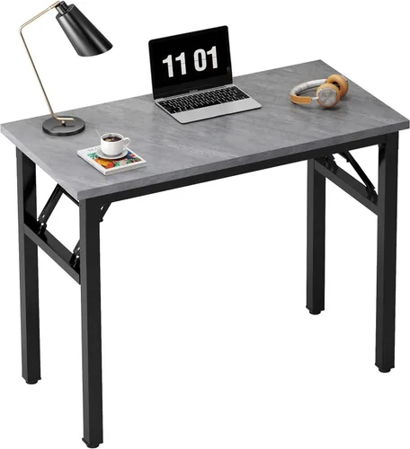 Miniatura 28 de Need AC5 Series - Escritorio plegable para computadora (39.4/47/55/63) pulgadas Teca y negro