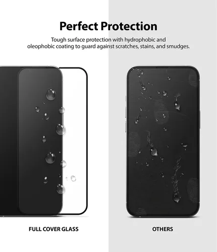 Miniatura 7 de Ringke Protector de pantalla de vidrio de cubierta completa compatible con iPhone 13 Pro Max, antiarañazos, compatible con fundas, cobertura