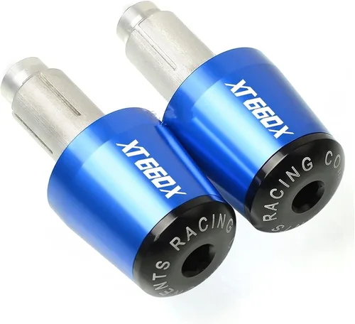 Contrapeso motocicleta 7/8 "0.866 in manillar mano Grips mango barra extremo tapa para Yamaha XT660 X XT660X 2004-2017 2005 2006 2007 2008 2009 2010