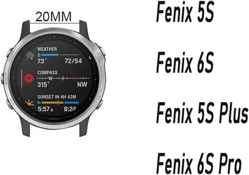 Miniatura 7 de Correa de reloj de liberación rápida pulsera de silicona para Garmin Fenix 5S 5X 5Plus 6S 6X 6 Pro oro rosa hebilla pulsera deportiva