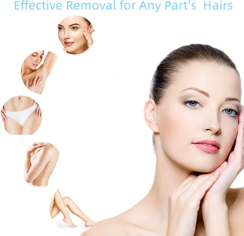 Miniatura 5 de Cabezales de repuesto para depilación facial generación 2 para acabado táctil, herramienta de eliminación de vello facial impecable para mujeres