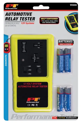 Miniatura 6 de Performance Tool 3009 Probador de relé automotriz inalámbrico compacto para relés de 12 voltios de 4 y 5 pines y más