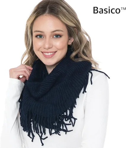 Miniatura 2 de Basico - Bufandas infinitas para mujer, modernas, suaves y de invierno