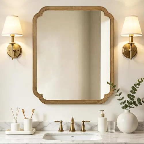 Miniatura 21 de WallBeyond Espejo de longitud completa para montar en la pared, 65 x 22 pulgadas, espejo de suelo con marco de madera rústica, espejo grande