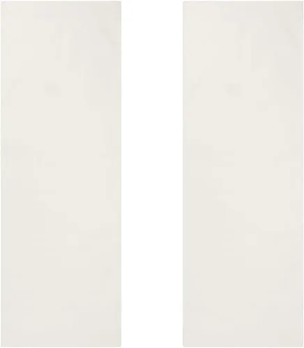 Miniatura 12 de GORGECRAFT Silla de playa de 44.5 x 16.9 in, lona de repuesto, 2 piezas, fundas de repuesto para sillas de salón al aire libre, color blanco
