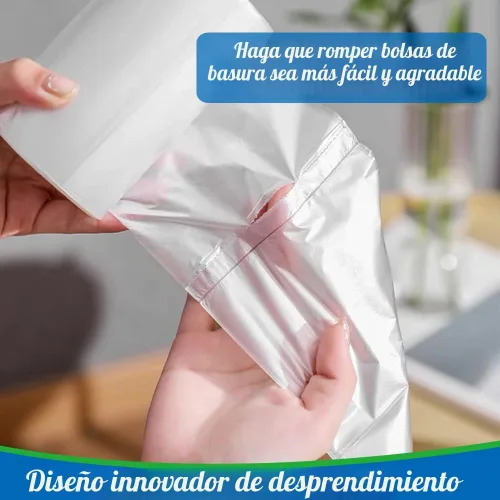 Miniatura 3 de 250 bolsas de basura transparentes de 0.5 galones, pequeñas bolsas de basura fuertes, pequeñas bolsas de plástico para papelera de escritorio