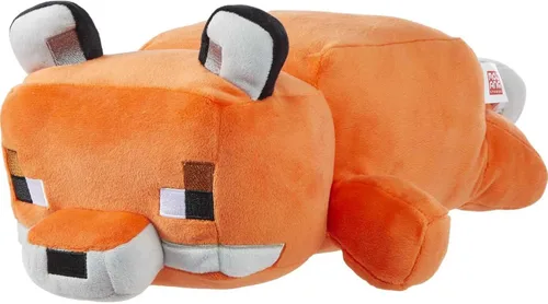 Miniatura 3 de Mattel Minecraft Muñeco de peluche de zorro de 12 pulgadas, figura de animal de peluche suave y con orejas caídas, inspirada en el personaje