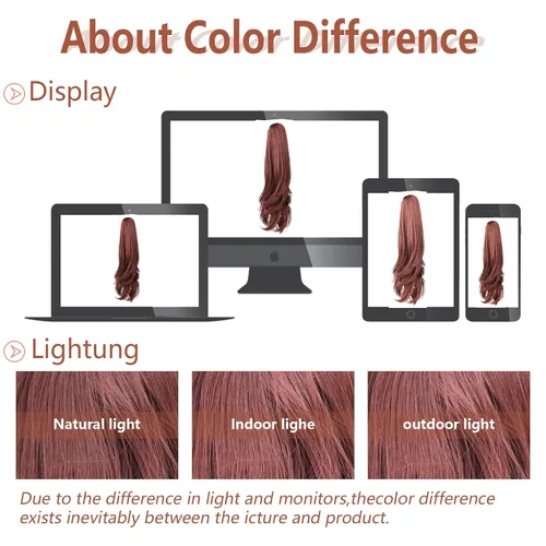 Miniatura 118 de Extensiones de cola de caballo de cabello rubio, extensiones de cola de caballo para mujer, pinza de extensiones de cabello rizado de 12 pulgadas