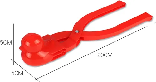 Miniatura 7 de Herramienta para hacer bolas de nieve con asa, clip para hacer bolas de nieve de pato de dibujos animados, juguetes perfectos para niños y adultos
