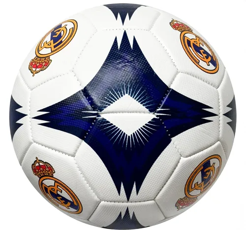 Miniatura 5 de Icon Sports Balón de fútbol del Real Madrid, para todas las edades - Tamaño 2, 4 y 5, balón blanco con licencia del R. Madrid