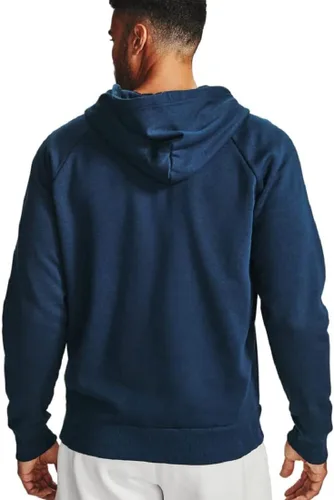 Miniatura 3 de Under Armour Rival - Sudadera de vellón para hombre, con capucha y cierre con cremallera completa