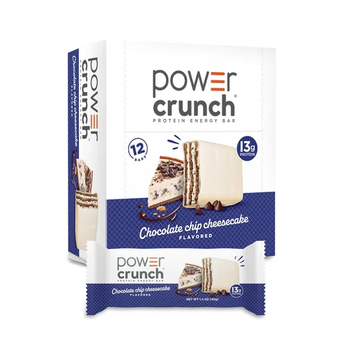 Miniatura 15 de Power Crunch - Barras de oblea proteica, snacks altos en proteínas con delicioso sabor, red velvet, 1,4 onzas (12 unidades)