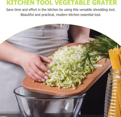 Miniatura 5 de BESTONZON Rallador de queso 2 en 1 para cocina con caja, rallador de verduras con recipiente de almacenamiento con mango