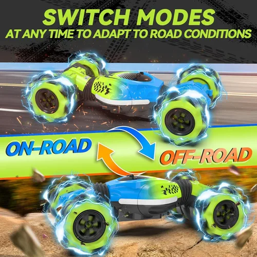 Miniatura 2 de Dysaim Gesture - Coche de acrobacias controlado a mano para niños y niñas de 6 a 12 años, 2.4 GHz, control remoto, sensor de gestos, juguete de giro