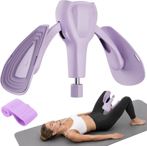 Miniatura 10 de Dispositivos de ejercicio para suelo pélvico, 77 libras, ajustable, Kegel, ejercitador de muslos y entrenamiento de cadera, equipo de entrenamiento