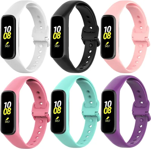 LeongLzt Galaxy Fit 2 bandas de repuesto para Samsung Galaxy Fit 2, correas de silicona suave Galaxy Fit2 para Samsung Galaxy Fit2 SM-R220 bandas