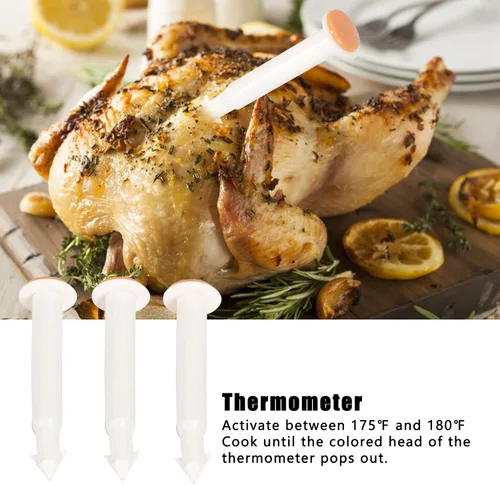 Miniatura 4 de Termómetro de aves de corral Medidor de temperatura de pollo asado para cocinar pavo pollo carne de res cocinar carne fuera hasta aves de corral