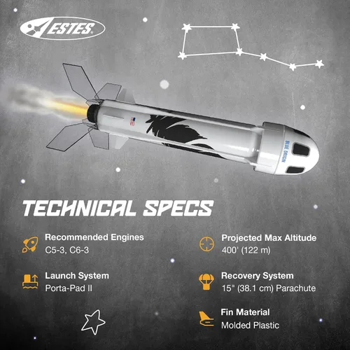 Miniatura 5 de Estes 2198 Blue Origin New Shepard - Kit de construcción de cohetes para principiantes a partir de 10 años