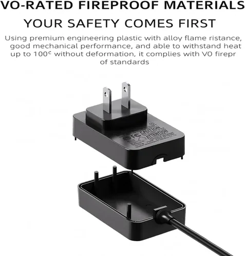 Miniatura 7 de Adaptador de fuente de alimentación de 5V 2A compatible con Yealink T54W SIP-T54W T46U T57W SIP-T44W T43U MP56 T53W T48U T34W IP Phone PS5V2000US