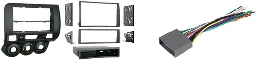 Miniatura 3 de Metra Electronics 99-7872 2007-2008 Honda Fit - Kit de instalación DIN simple o doble, color negro