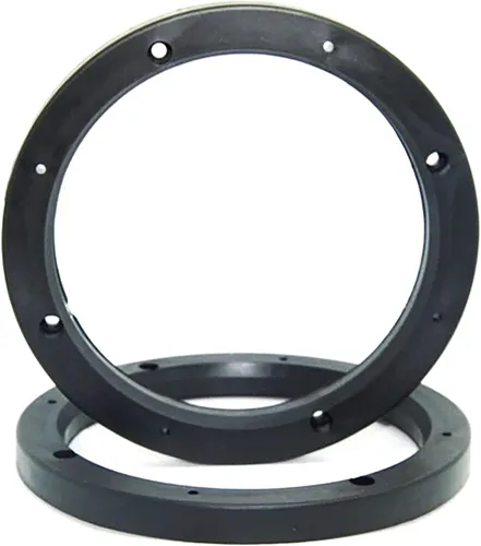 FDXGYH 2 piezas de separadores de altavoz para coche universal de 6.5 pulgadas, ABS, adaptador de montaje en anillo para altavoz de estéreo de coche