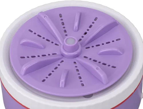 Miniatura 9 de Mini lavadora turbo, lavadora de ropa pequeña portátil USB para viajes de negocios, lavadora de lavandería ajustable con temporizador para ropa