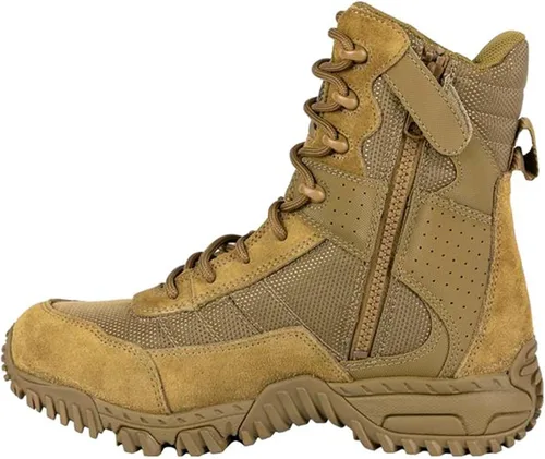 Miniatura 5 de Altama Botas unisex Vengeance SR con cremallera lateral de 8 pulgadas Botas ligeras de cuero de grano completo con forro textil y lengüeta