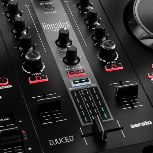 Miniatura 6 de Hercules DJControl Inpulse 300 MK2 - Controlador USB DJ - 2 cubiertas con 16 almohadillas y tarjeta de sonido integrada