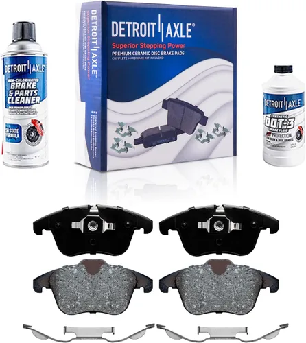 Miniatura 71 de Detroit Axle - Pastillas de Freno Delantero para Mercedes- Benz C230 C250 C300 SLK250, Pastillas de Freno Cerámica w/Reemplazo de Hardware