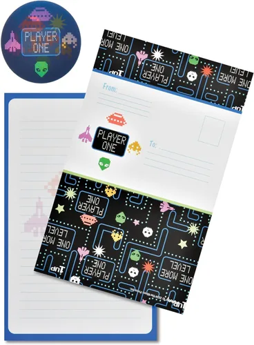Miniatura 7 de iscream Paquete de 8 tarjetas plegables listas para enviar notas - Sk8-Board