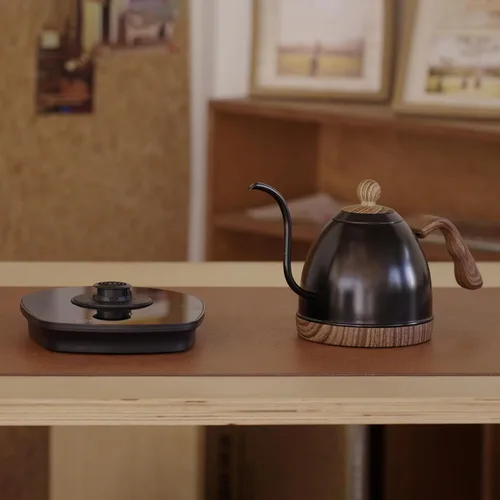 Miniatura 4 de Hervidor eléctrico de cuello de cisne de acero inoxidable con control de temperatura variable para café y té, verter más de 1000 vatios