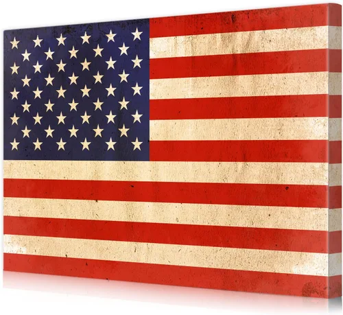 Miniatura 11 de DECORARTS - Arte de pared rústico de la bandera del estado de Arizona, fabricado en Estados Unidos, impresión de lienzo giclée de archivo, lienzo