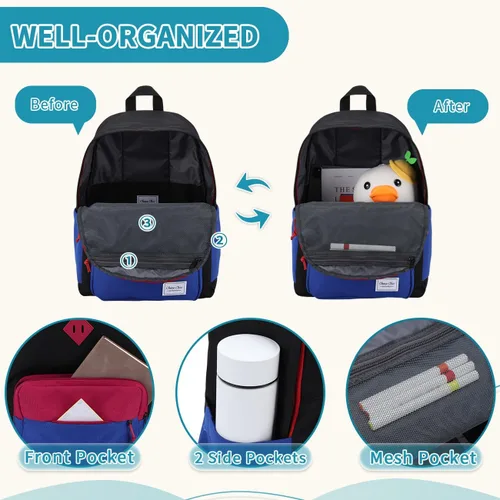 Miniatura 7 de Chase Chic Mochila infantil para niñas – Mochilas escolares de 17 pulgadas para niños pequeños para niños de 6 a 12 años – Bolsa de libros