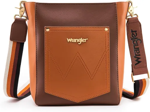 Miniatura 2 de Wrangler Bucket Bag for Women Large Crossbody Bags with Extra Guitar Strap