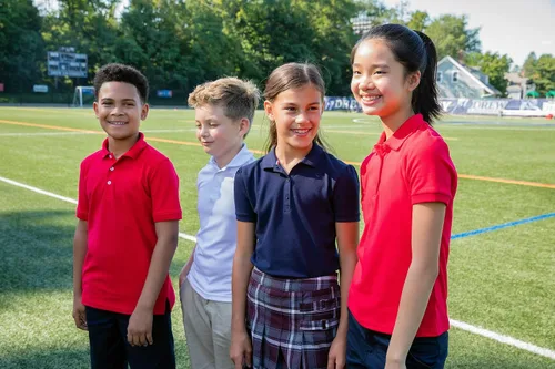 Miniatura 3 de French Toast Girls' Short Sleeve Stretch Pique Polo-2 Pack